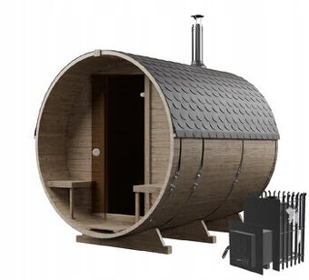 Sauna Marivox, venkovní finská sauna, zahradní sauna