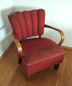 Křeslo Halabala 2 kusy