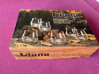 Šest skleniček - souprava malé