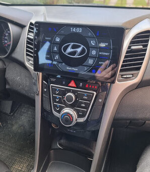 9" HYUNDAI i30 (2gen.) - ANDROID 14 - GPS rádio
