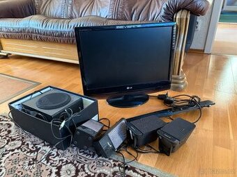 mix elektroniky - televize, anténa, reproduktory