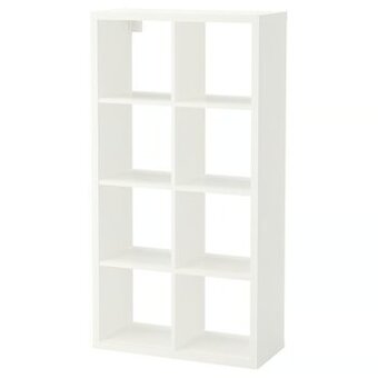 IKEA FLYSTA Policový díl, bílá, 69x132 cm