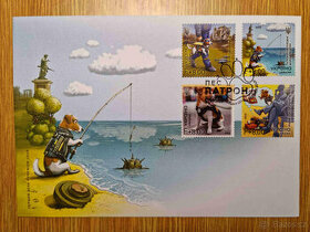 Ukrajina - Obálka FDC - (Pes) “Patron The Dog Minesweeper”