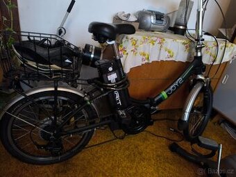 Skládací elektrokolo po servise