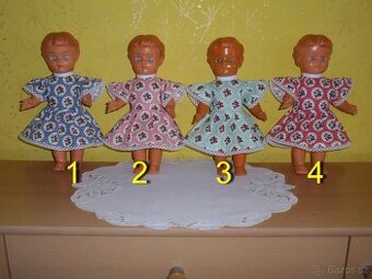 Šatičky pro gumovou retro panenku "Zuzanku"