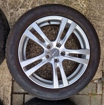 Ford alu kola MAK + letní pneu Goodyear 215/50R17 • Top stav