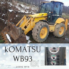 KOMATSU WB 93  traktor bagr