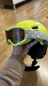 Dětská lyžařská helma Relax + brýle