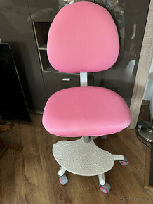 Kolečková židle růžová - TOP - 1