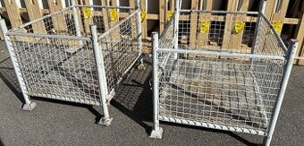 Kovové klece gitterboxy Mars bedny IBC ohrádky regal