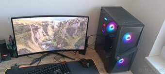 Prodám stolní herni pc TIGO s monitorem MSI