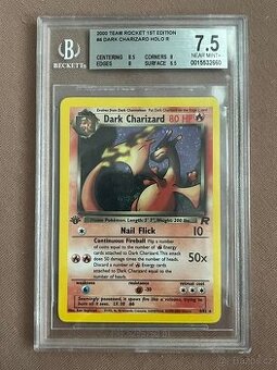 Charizard 1st Edition Beckett 7.5 - 1