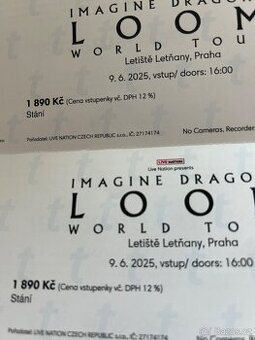 Imagine Dragons Praha 9.6.2025
