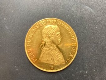 Zlatý 4 dukát Ferdinanda V. r. 1848A