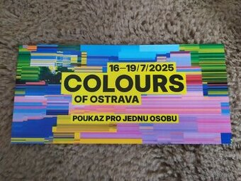Čtyřdenní vstupenka na Colours of Ostrava