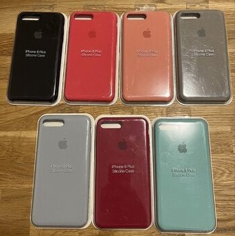Silikonové kryty pro iPhone 8 Plus / iPhone 7 Plus