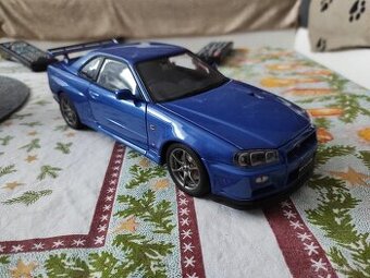 Nissan Skyline GT-R R34 1:18 autoart