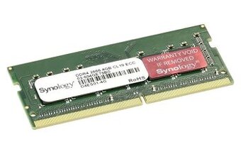 Synology RAM 4GB DDR4 ECC unbuffered SO-DIMM