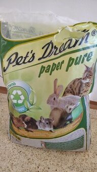 Podestýlka papírové pelety - Pet's dream paper pure