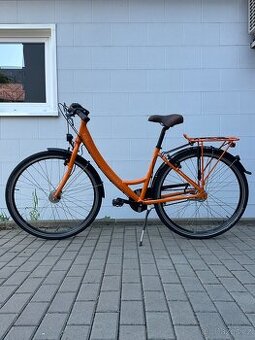 Městské kolo Winora – 7 převodů, světla, nosič 25 kg