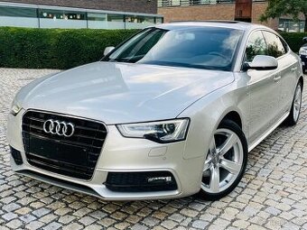 Audi A5 2.0TDI MANUÁL SPORTBACK S-LINE LED VÝHŘEV SENZORY