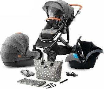 Konstrukce + Přední Kolečka Pro Kočarek Kinderkraft Prime