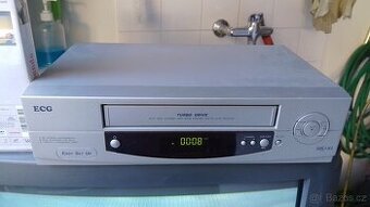 VHS Videorekordér ECG model VH 522 + VHS kazety - 1