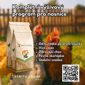 Kompletní krmné směsi pro drůbež, brojlery, kuřata