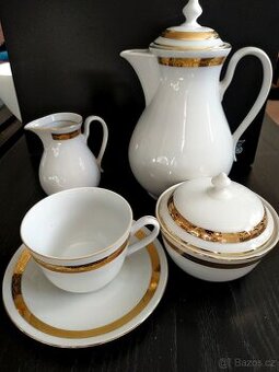 Luxusní čajová souprava z porcelánu,-PRODANO-
