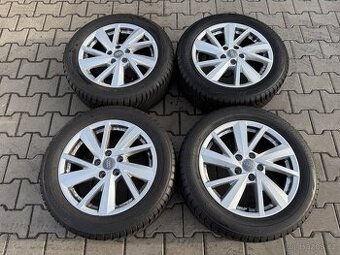4x al kola 5x112 17 + pneu zimní 215/55 R17
