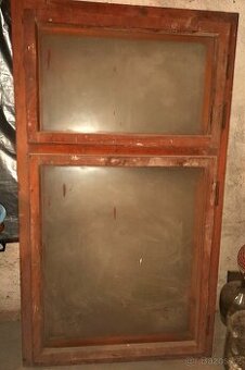 Dřevěné dvojité okno 155×90