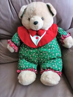 Vánoční plyšový medvěd velký,