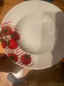 Dva italské talíře Saturnia na těstoviny