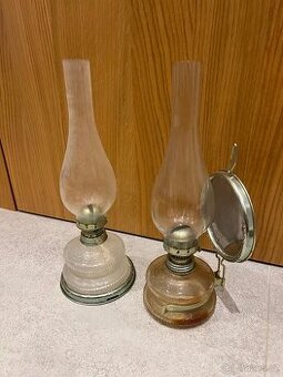 Starožitná petrolejova lampa