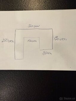 Prodám sedací soupravu do U