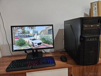Herní pc fx-6300 8gb ddr3 ati 6950 2gb hdd 3TB lcd 22" GTA5