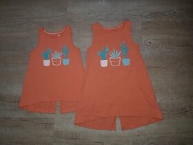 Šaty pro sestřičky vel. 86-98 a 110-116