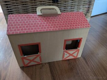 Dřevěné stáj na koně Schleich