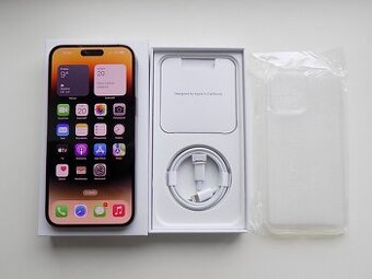 APPLE iPhone 14 Pro MAX 256GB Gold - ZÁRUKA-TOP STAV-100%bat