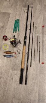 Rybářské vybavení MIVARDI - prut, naviják, pouzdro