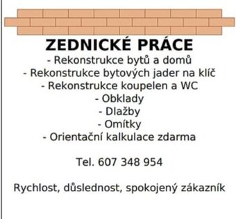Zednické práce