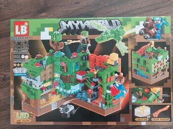 Kuličková dráha ve stylu Minecraft