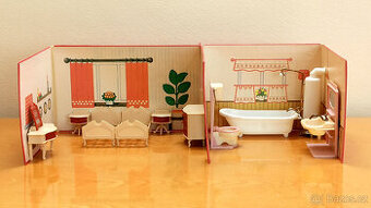 Ložnice a koupelna pro panenky