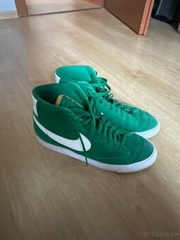 Nike Blazer mid 77 – zelené | nové, nošené jednou