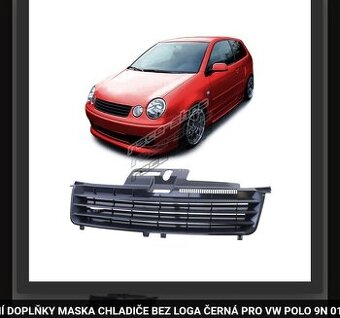 Maska bez znaku vw polo 9n Mattig