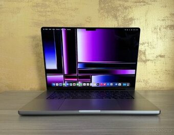 MacBook Pro 16" 2021 M1 Pro 16GB 512GB šedý, 97% baterie