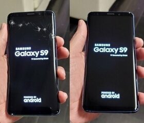 Profi oprava rozbitého skla displeje telefonů Samsung