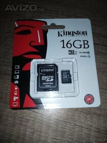 Paměťová karta 16 GB + adaptér - 1