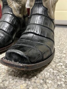 Lucchese Western boty US 10,5EE (44) velky alligator