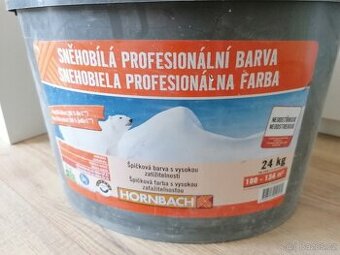 Bílá barva na malování Hornbach - neotevřená